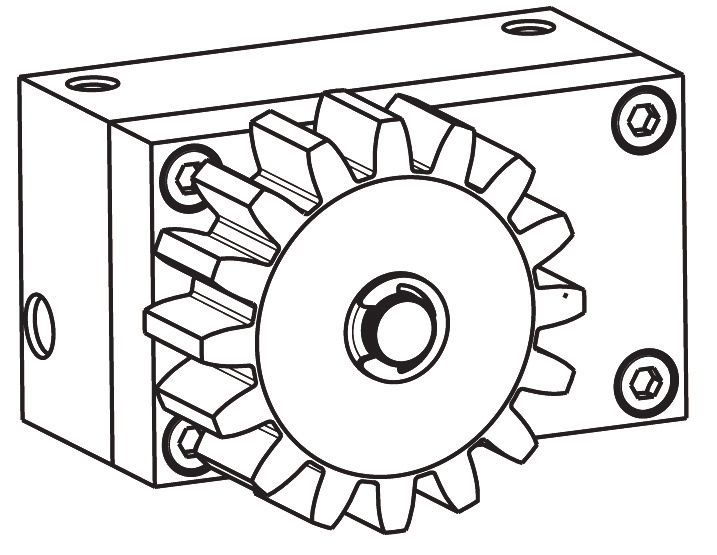 Frein rotatif hydraulique Gircontrol M4 avec pignon