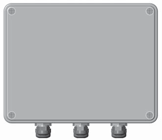Vue de face du boîtier AX230