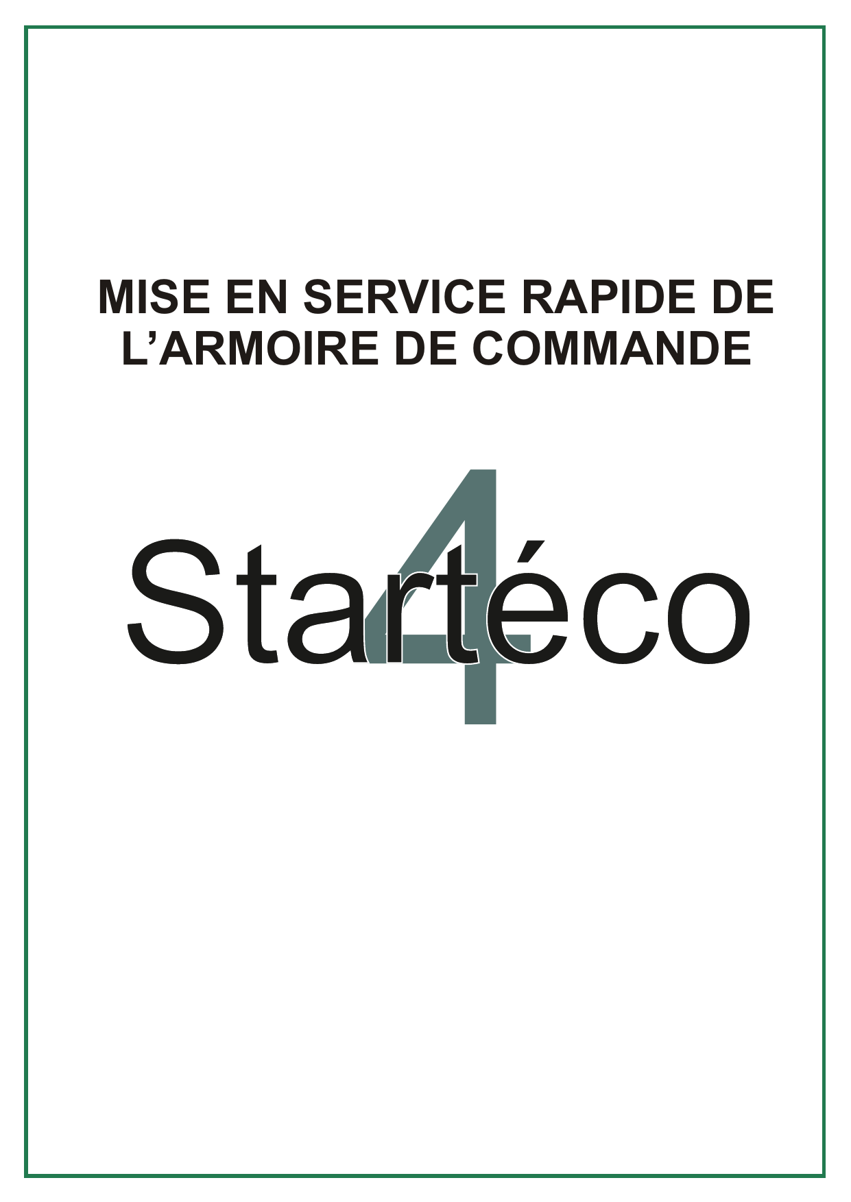Étapes 1 à 4 de la mise en service : choix de la tension, raccordement de l'alimentation (borniers 400 V et 230 V), du moteur et des fins de course sur les bornes 24-25-26