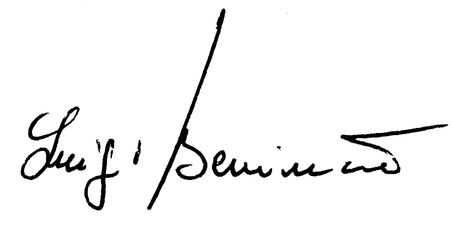 Signature de Luigi Benincà