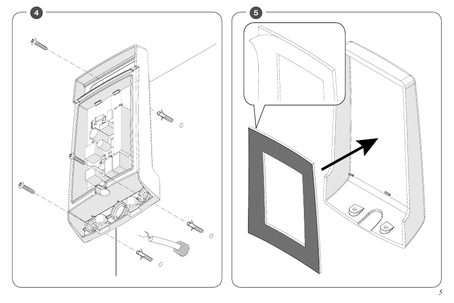 Installation ONE.2WO – fixation de la carte et mise en place du cadre frontal