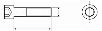 Vis à tête cylindrique à six pans creux