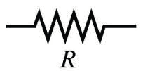 Symbole de résistance électrique repéré R
