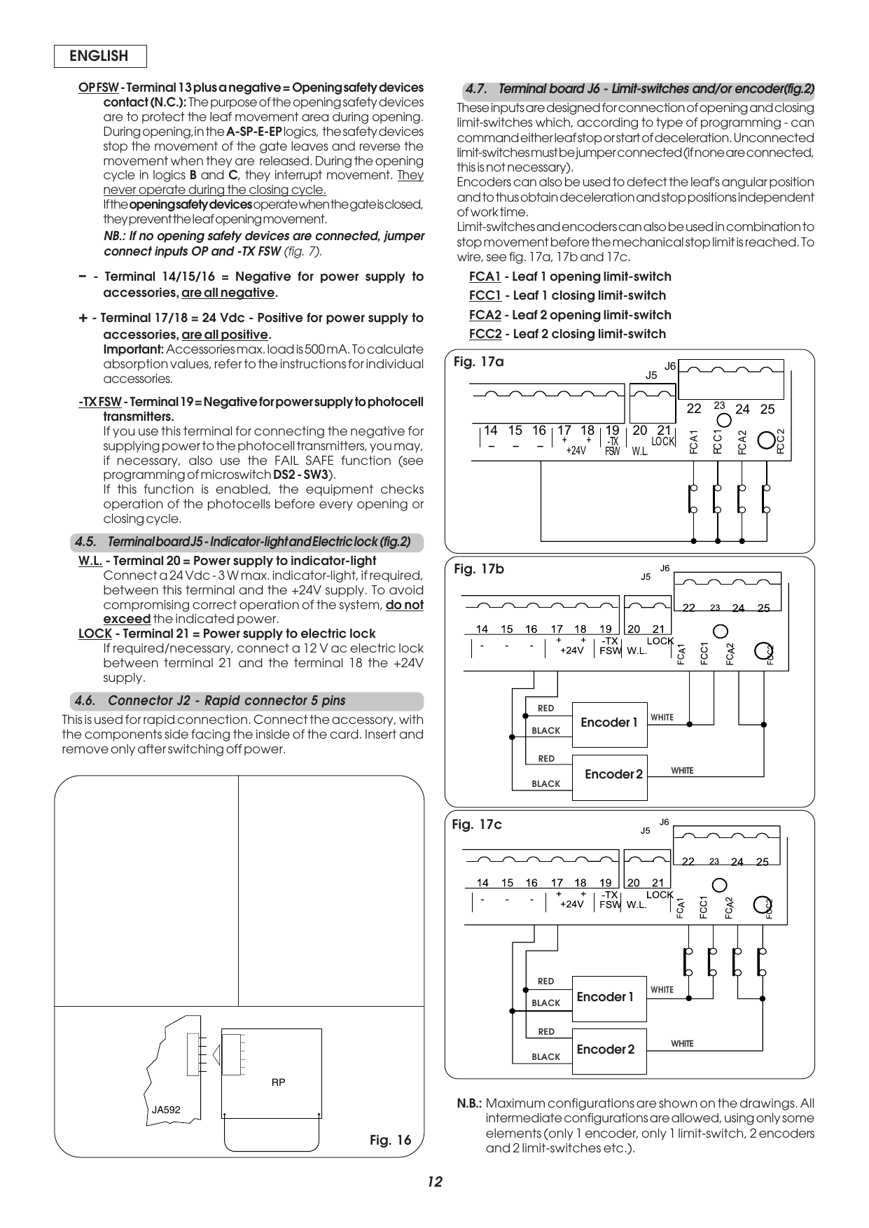 Fig. 16 — Insertion of the rapid connector (RP module) on the JA592 board.