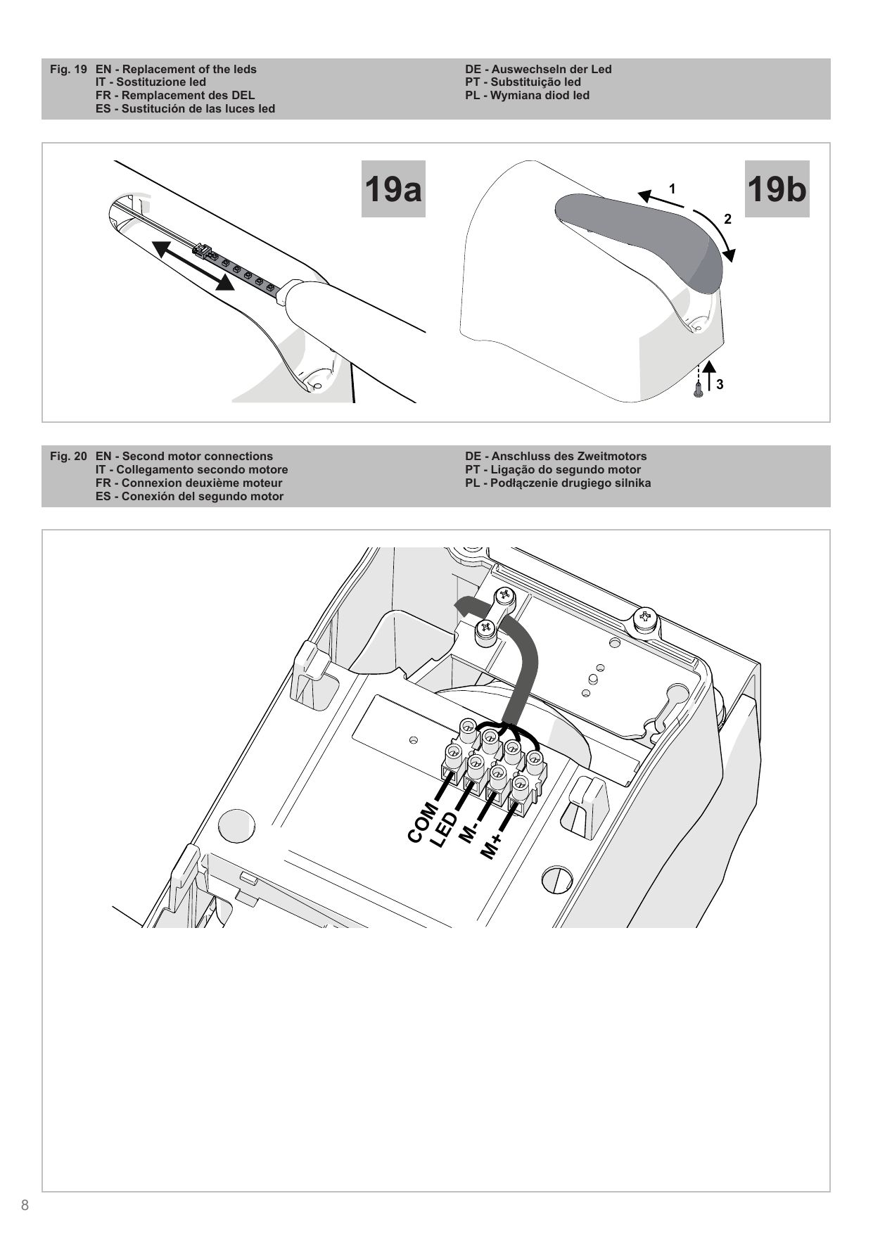 Déconnexion du connecteur de la bande led et repositionnement du masque