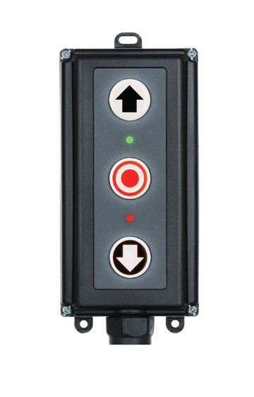 Boîtier de commande 3 boutons CS-I avec bouton montée, bouton stop et bouton descente