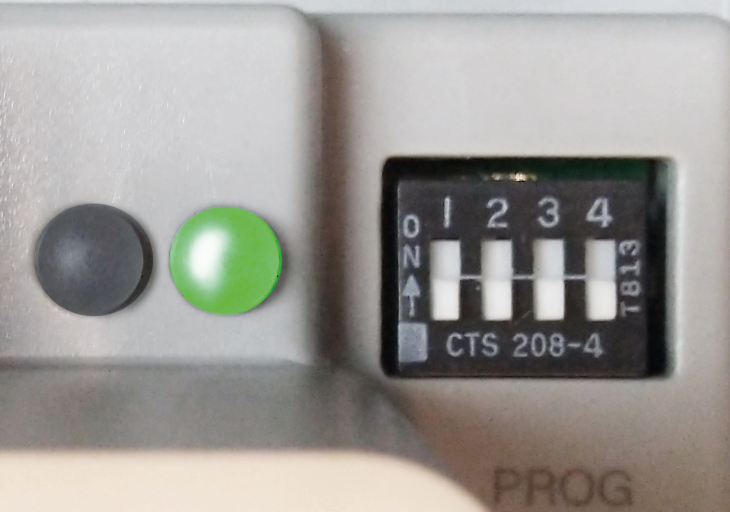 Connecteur RS485 et encodeur de la version électronique