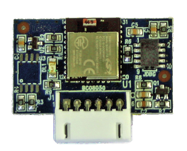 Carte électronique RIB APP8050 avec module Bluetooth et connecteur blanc