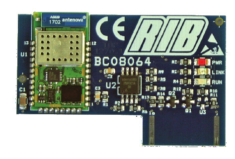 Module Wi-Fi APP8064 (BC08064) avec antenne et LED PWR, LINK, RUN
