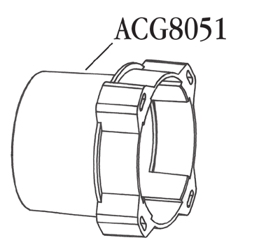 Boîtier encastrable ACG8051 pour parois irrégulières