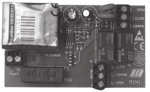 Carte électronique du coffret MINI RIB