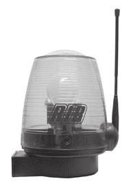 Feu clignotant SPARK 230Vac 40W avec antenne