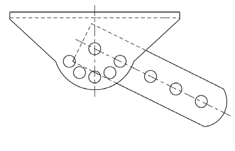 Configuration COL S3 de l'attache poteau