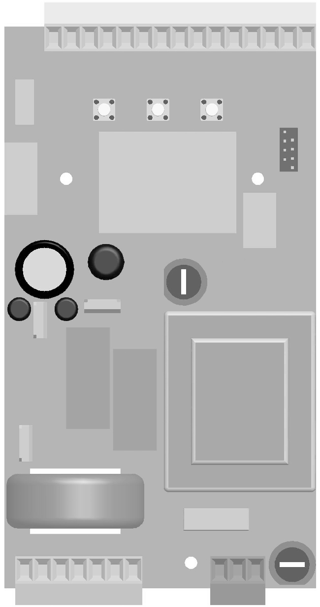 Carte électronique GATE 1 DG R2BF vue de dessus