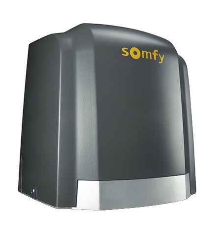 Motorisation Somfy Slidymoove vue de trois-quarts