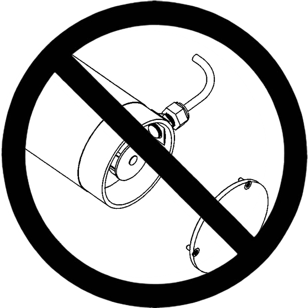 Interdiction d'ouvrir le moteur pour le raccordement