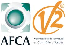 Logo AFCA et V2 Automatismes de Fermeture et Contrôle d'Accès