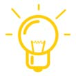 Icône ampoule indiquant une astuce